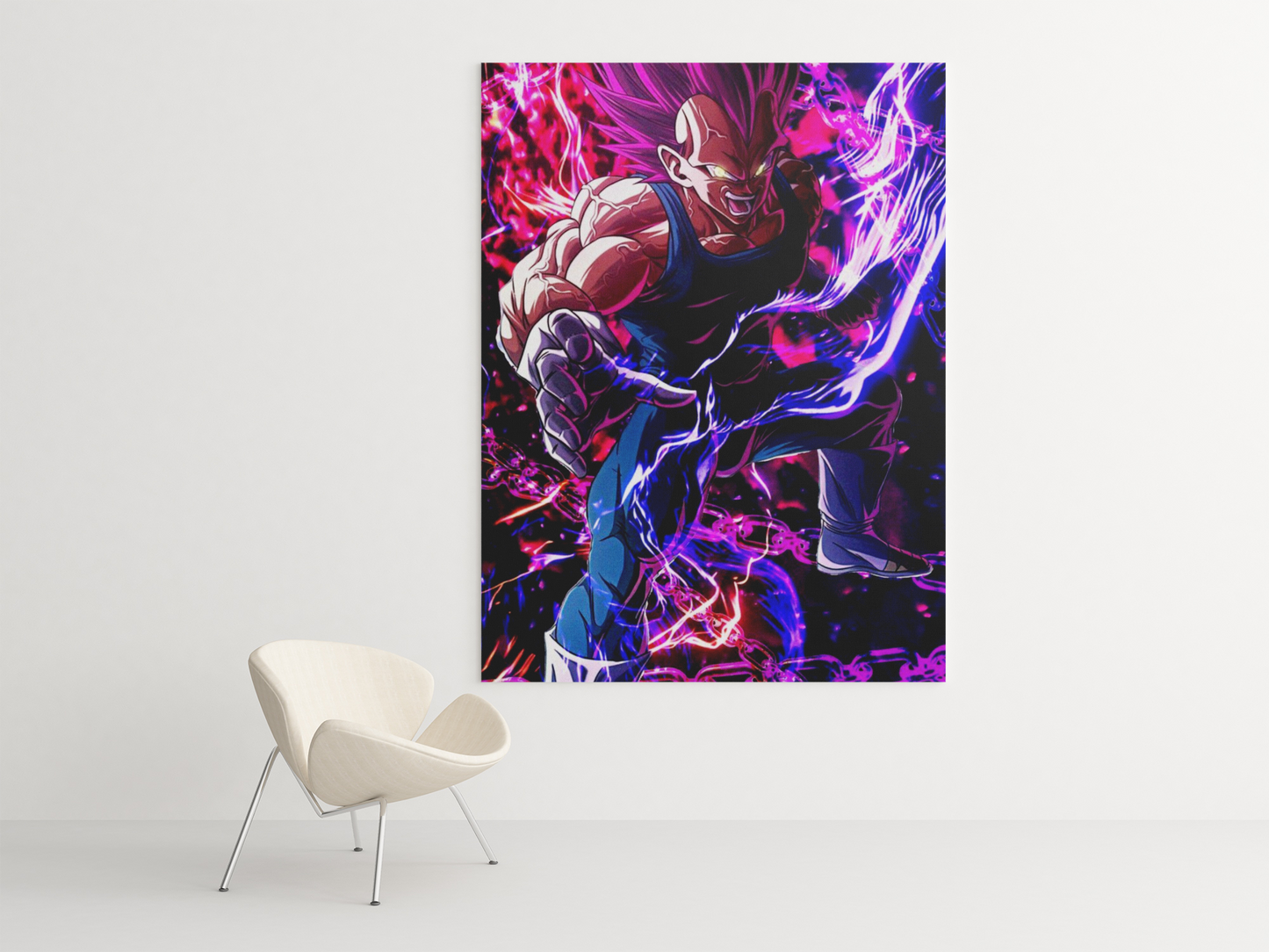 Cuadro Decorativo Anime – Personaje Vegeta Ultra Ego de Dragon Ball Super