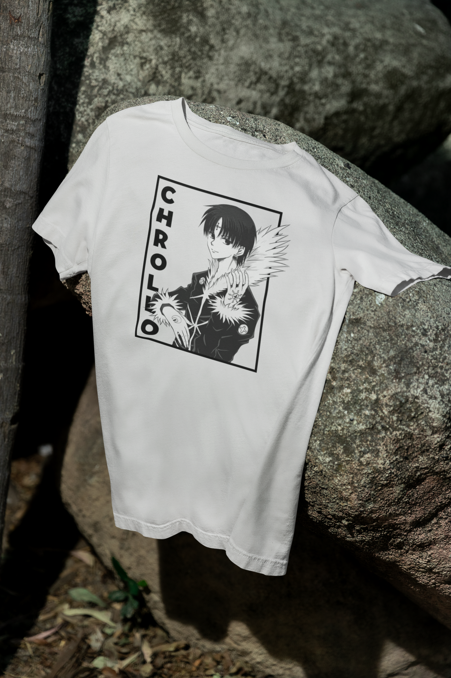 Camiseta Otaku (100% Algodón) Personaje Chrollo de Hunter x Hunter