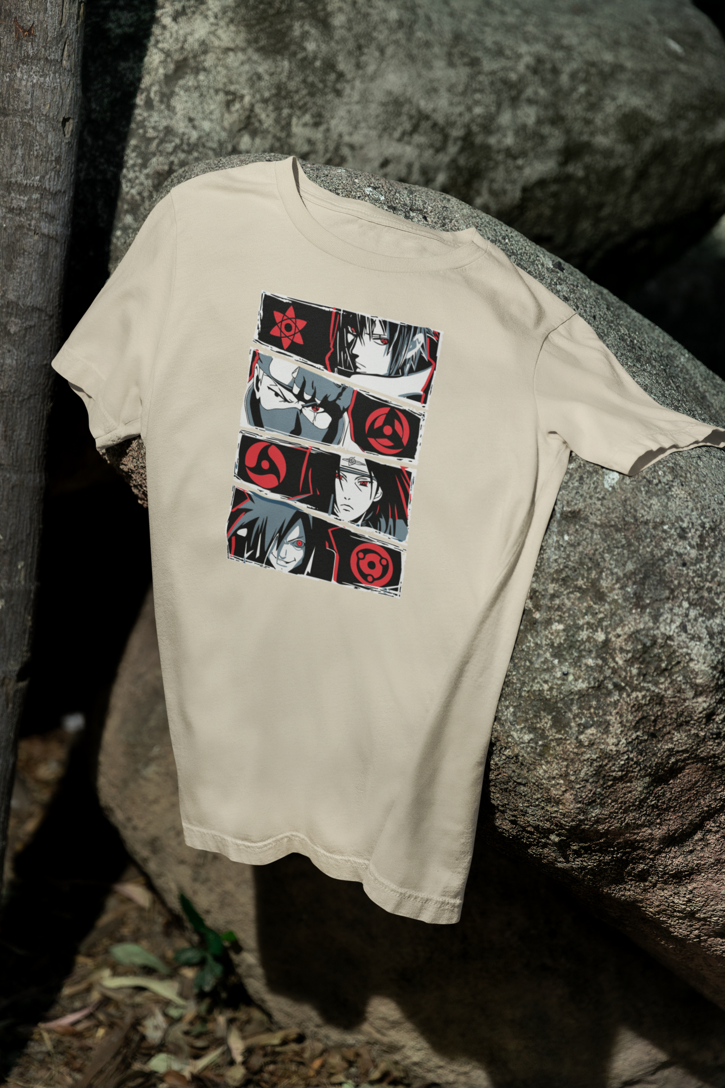 Camiseta Otaku (100% Algodón) Mangekyou Sharingan de Naruto