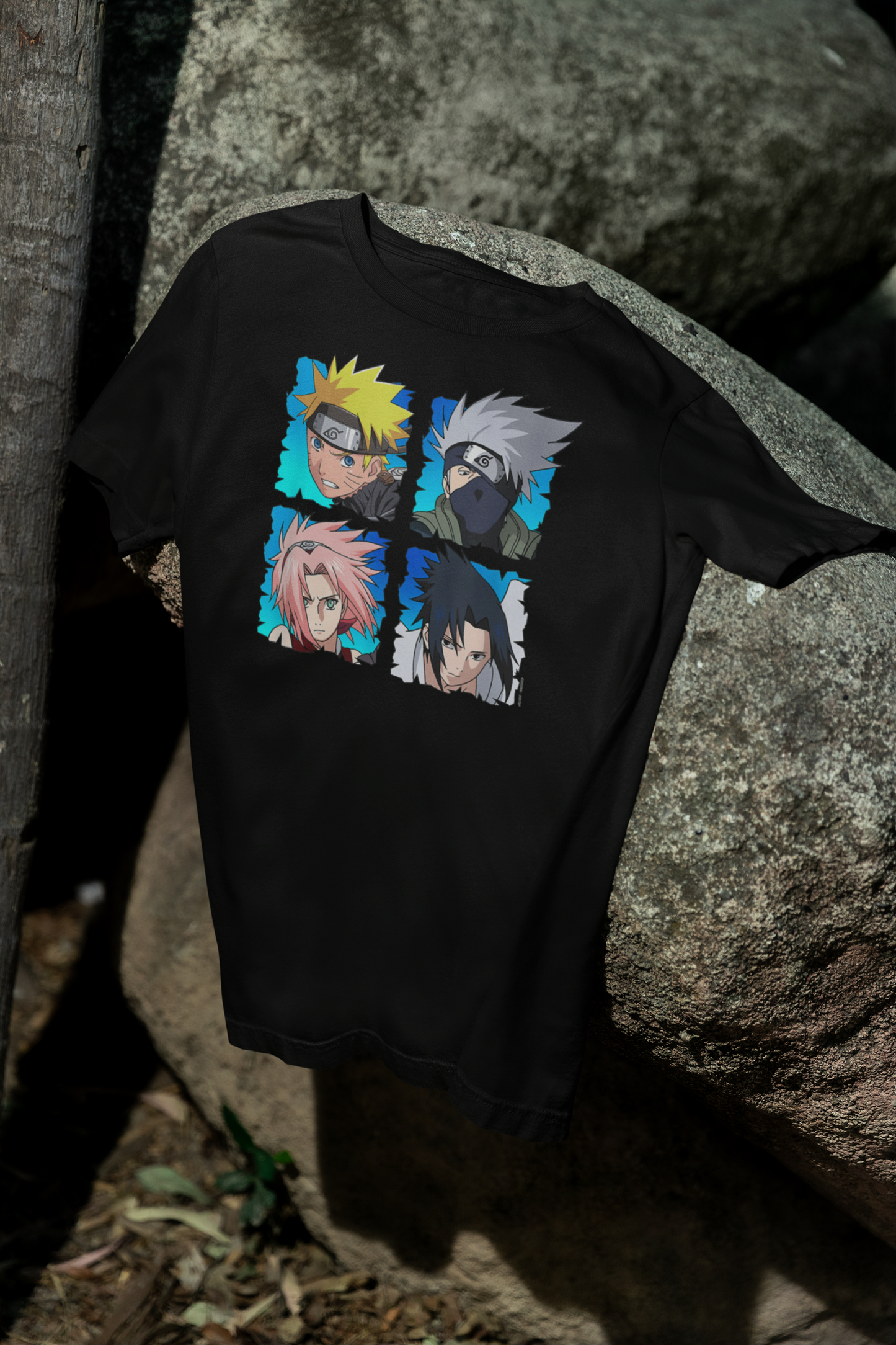 Camiseta Otaku (100% Algodón) Equipo 7 de Naruto