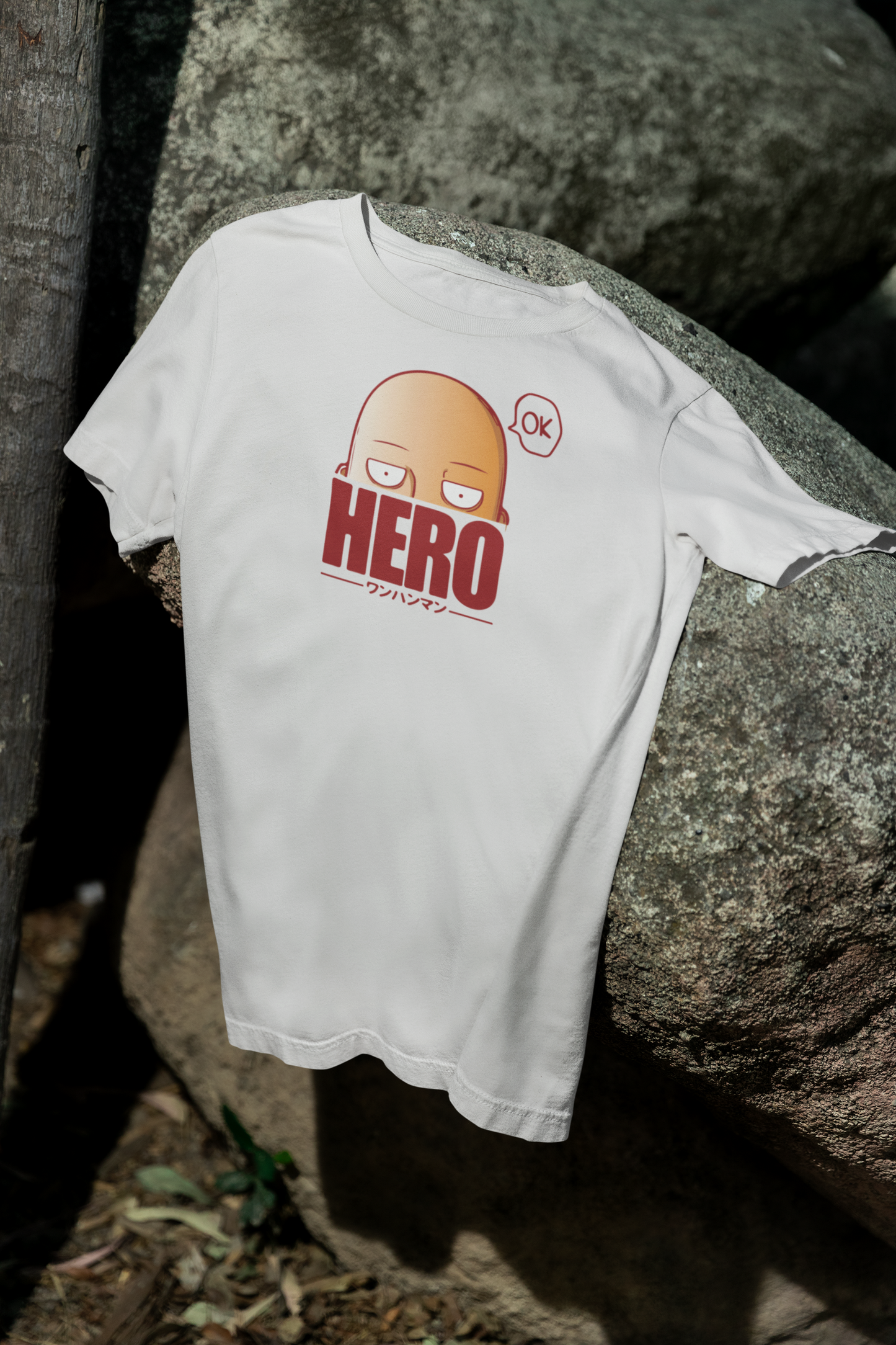 Camiseta Otaku (100% Algodón) Personaje Saitama de One Punch Man