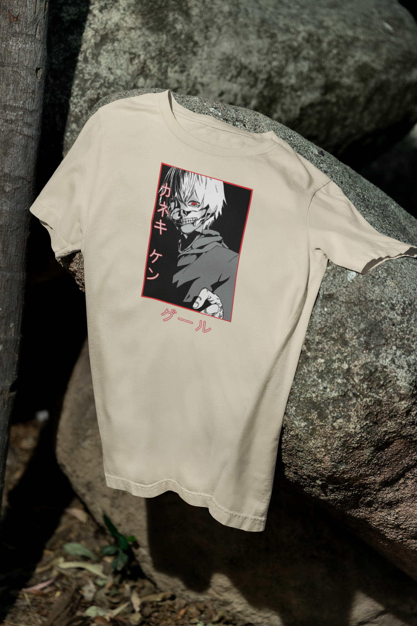 Camiseta Otaku (100% Algodón) Personaje Kaneki de Tokyo Ghoul