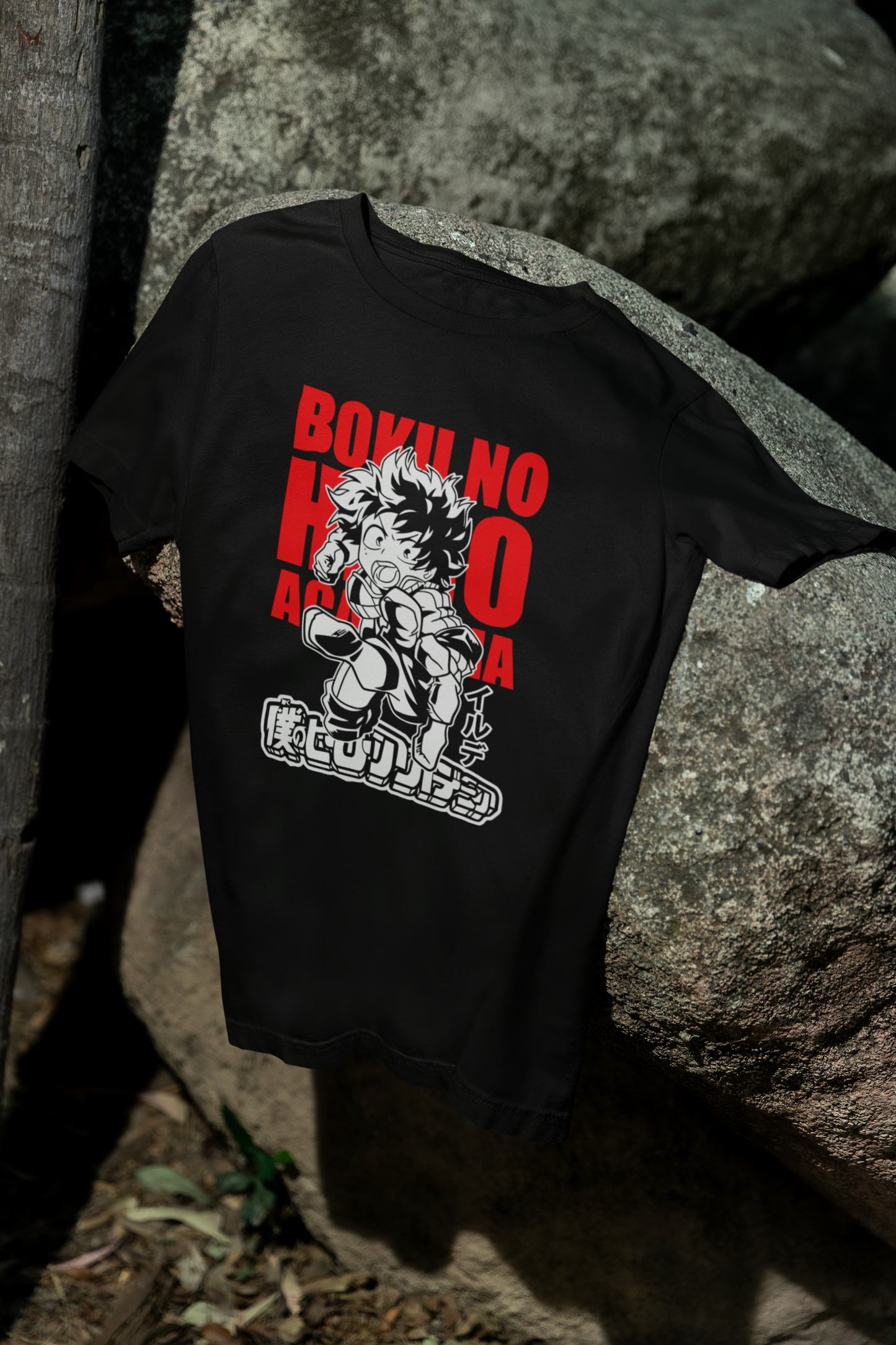 Camiseta Otaku (100% Algodón) Personaje Midoriya de My Hero Academy