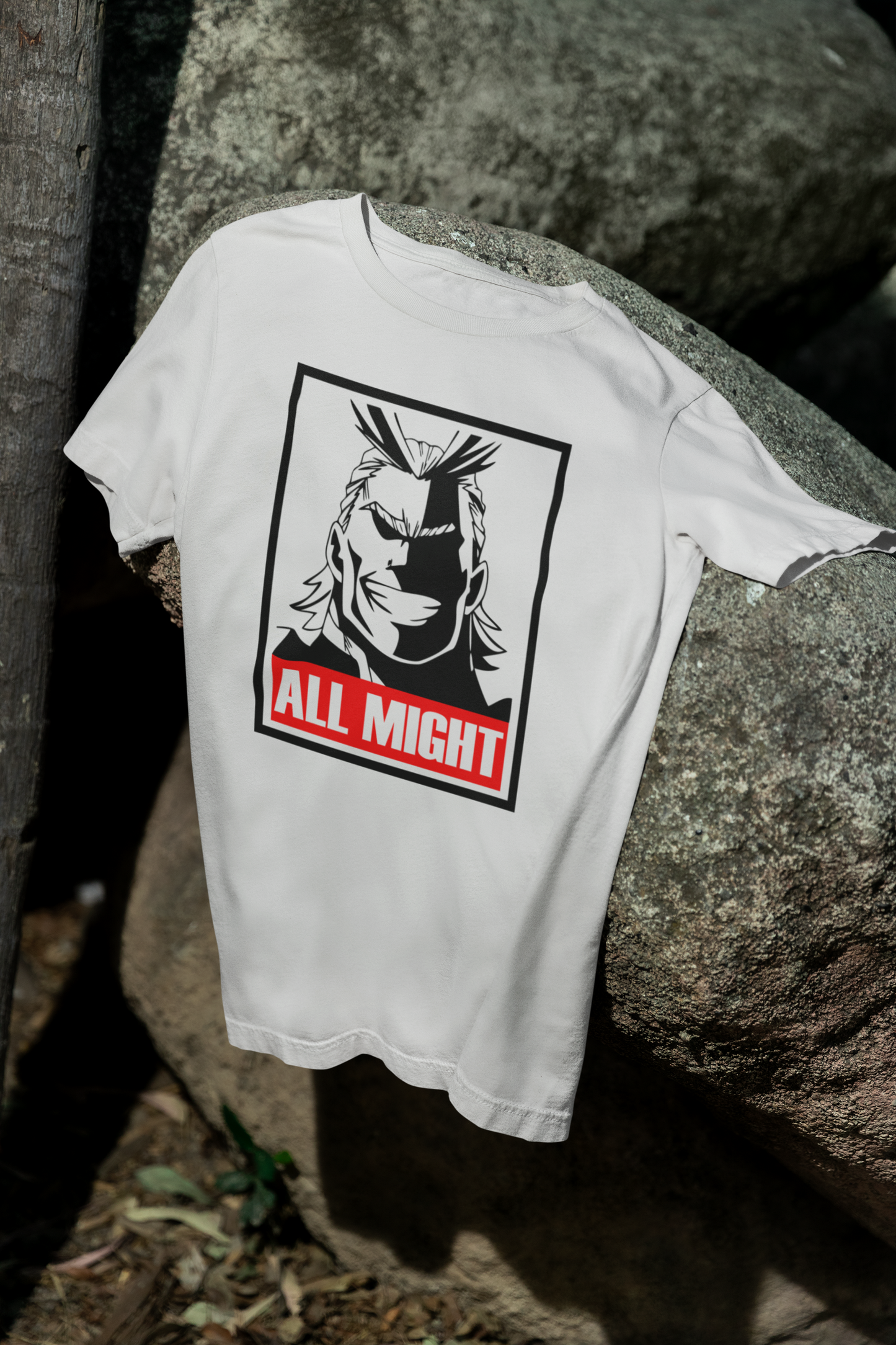 Camiseta Otaku (100% Algodón) Personaje All Might de My Hero Academy