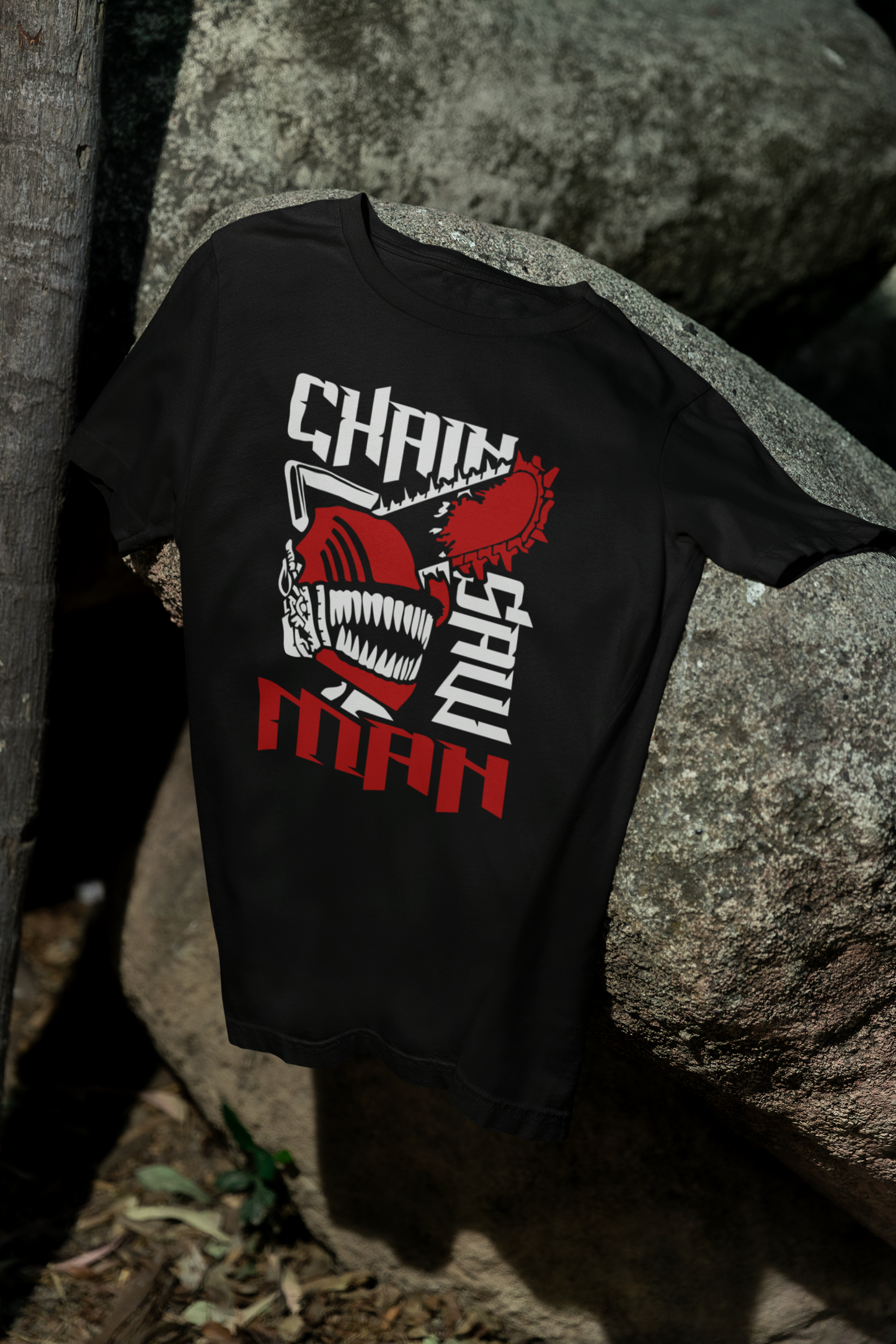 Camiseta Otaku (100% Algodón) Personaje Denji de Chainsaw Man