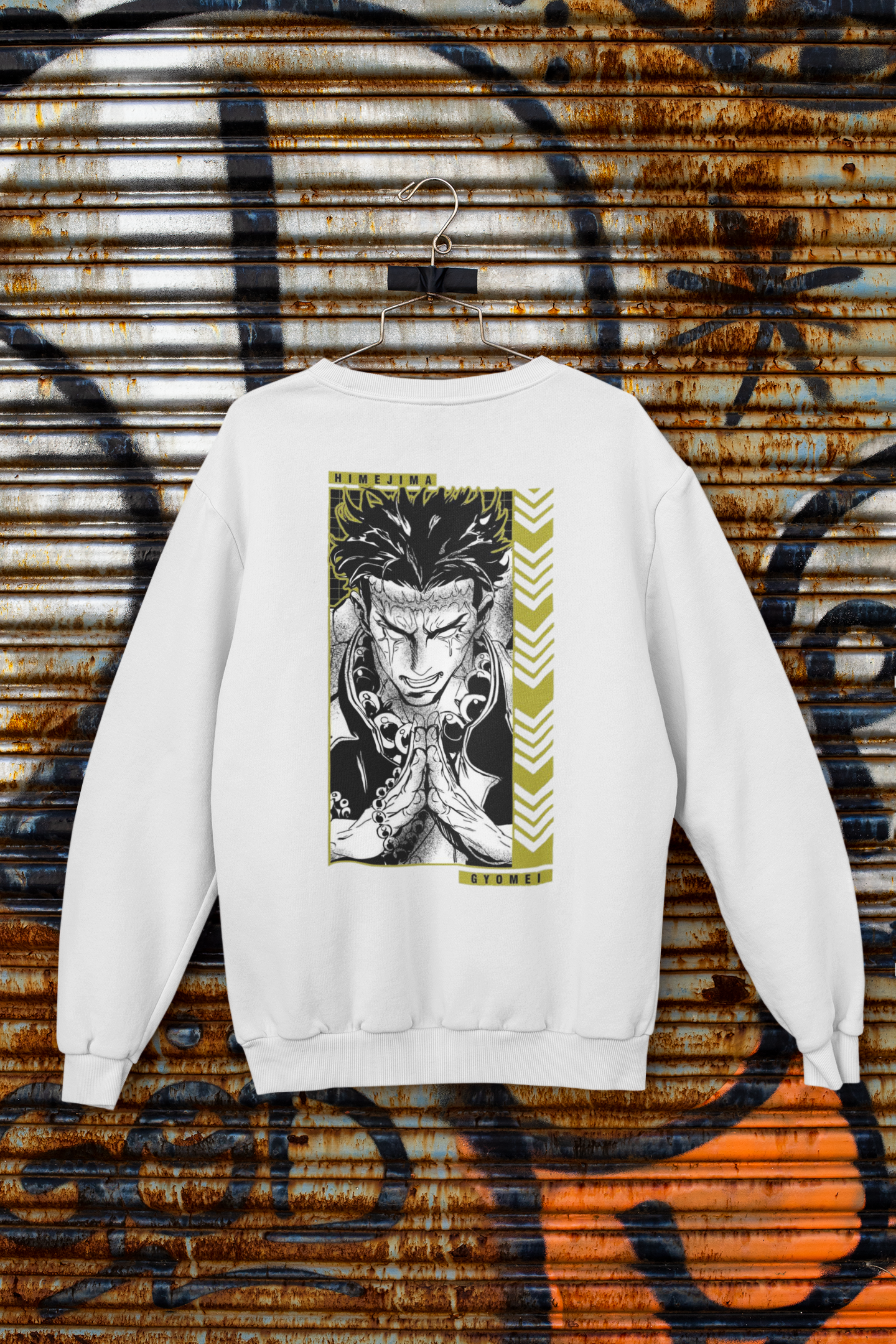 Buzo Otaku (Algodón y Poliéster) Personaje Gyomei de Demon Slayer