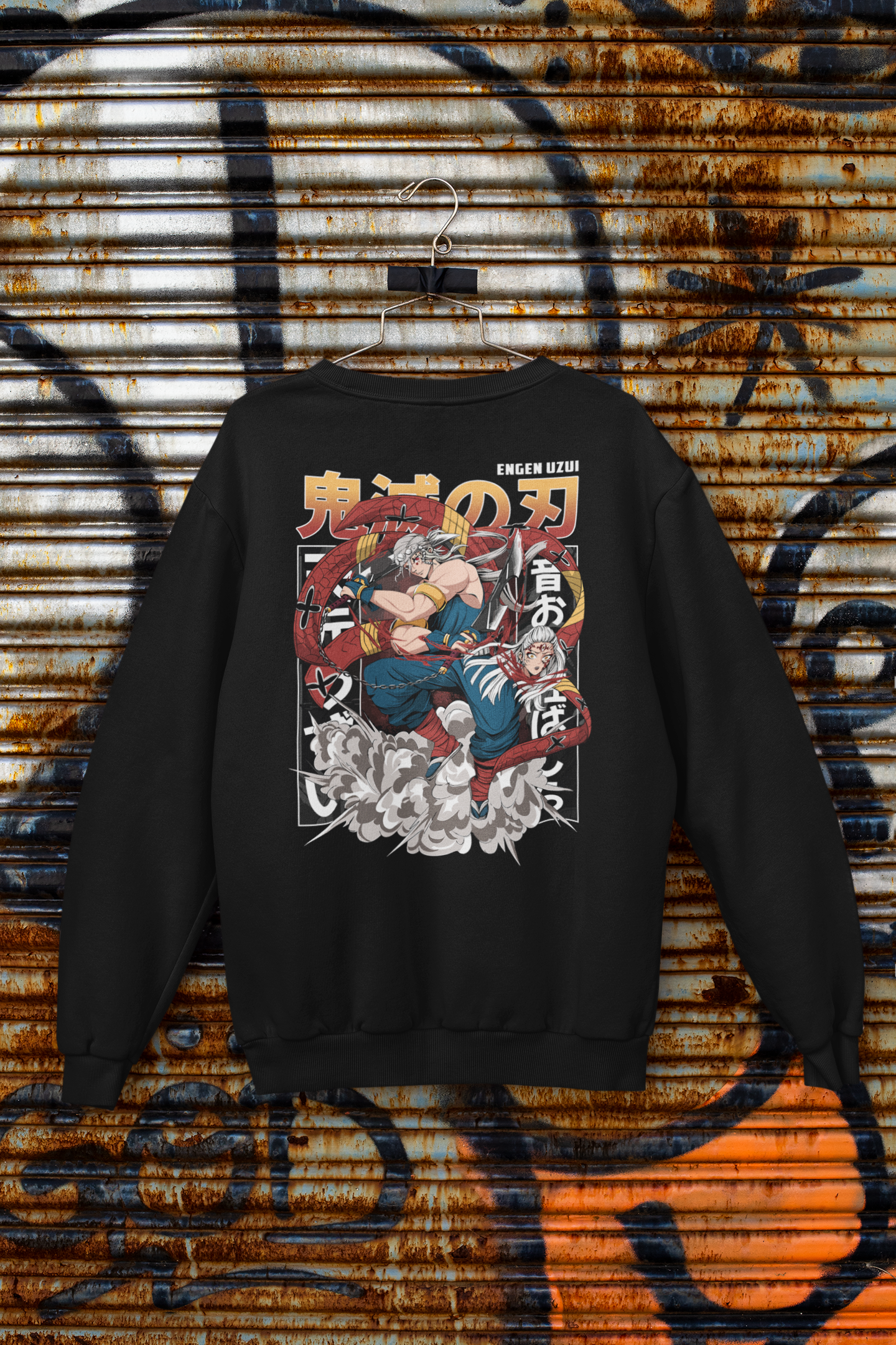 Buzo Otaku (Algodón y Poliéster) Personaje Tengen de Demon Slayer