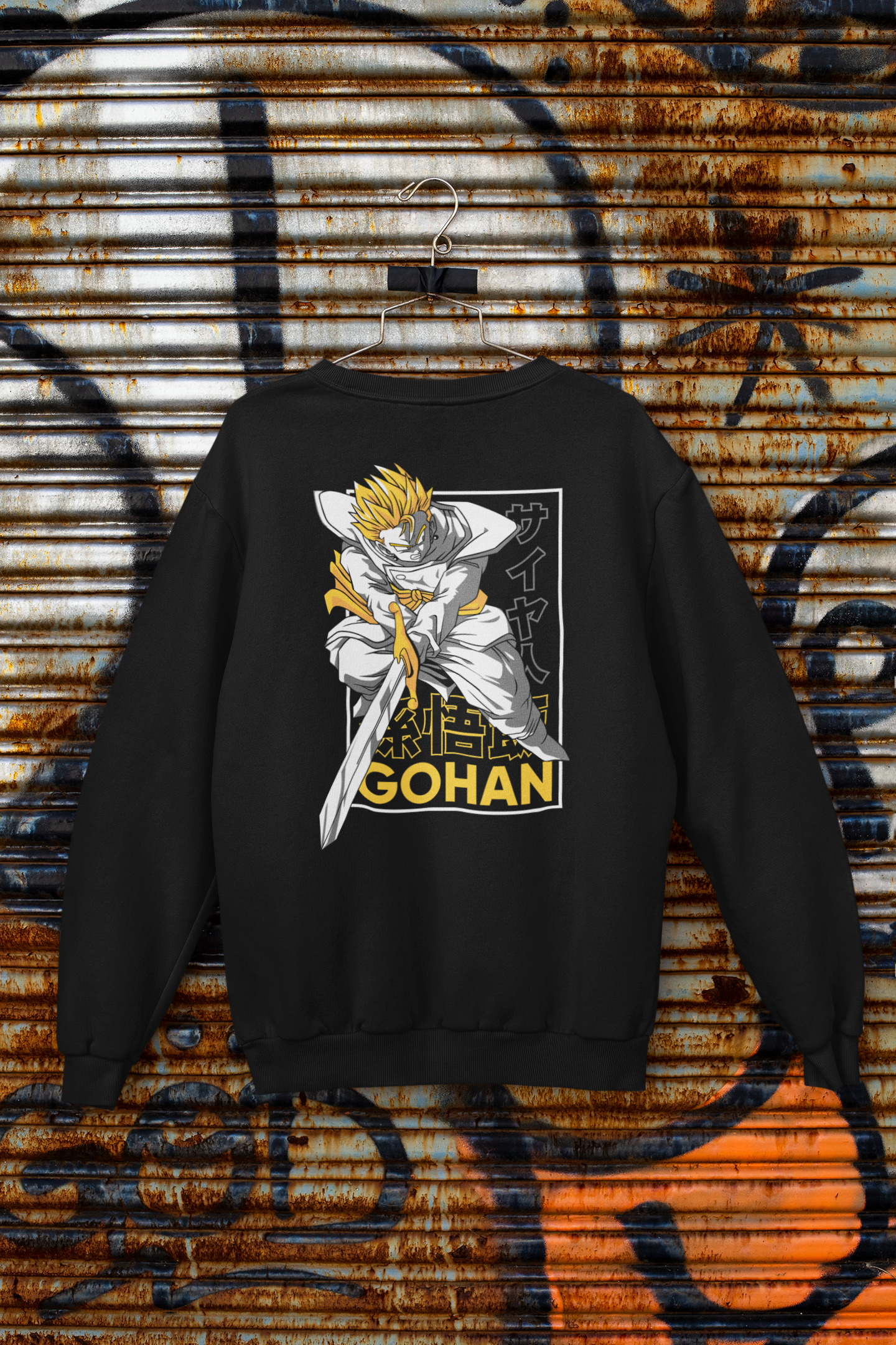 Buzo Otaku (Algodón y Poliéster) Personaje Gohan de Dragon Ball