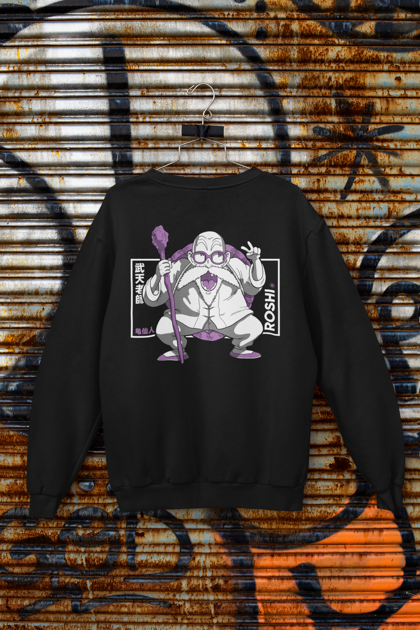 Buzo Otaku (Algodón y Poliéster) Personaje Maestro Roshi de Dragon Ball