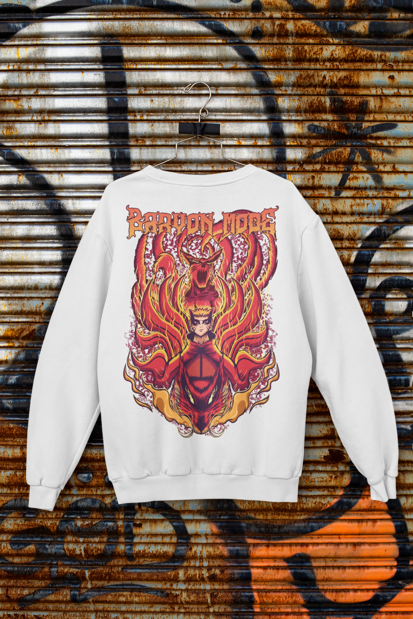 Buzo Otaku (Algodón y Poliéster) Personaje Naruto Modo Barion de Boruto