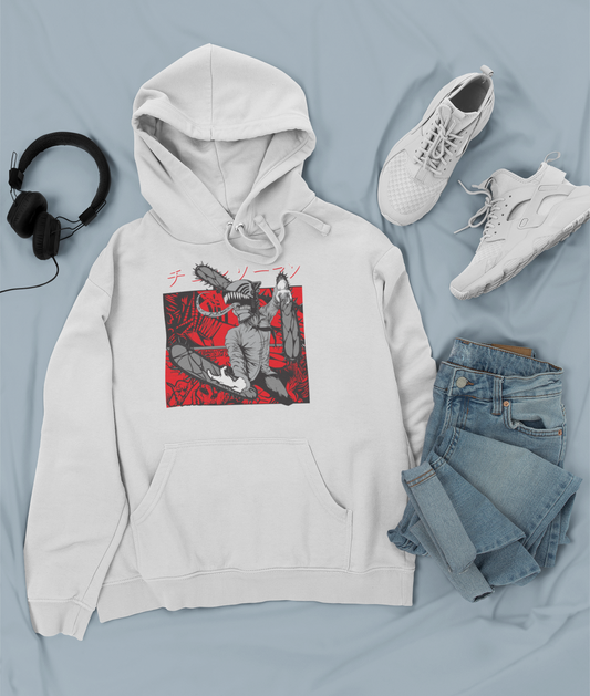 Canguro Otaku (Algodón y Poliéster) Personaje Denji de Chainsaw Man