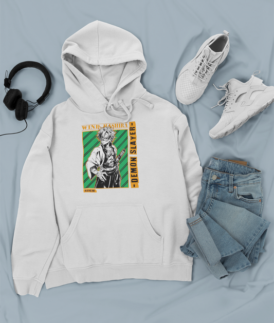 Canguro Otaku (Algodón y Poliéster) Personaje Sanemi de Demon Slayer