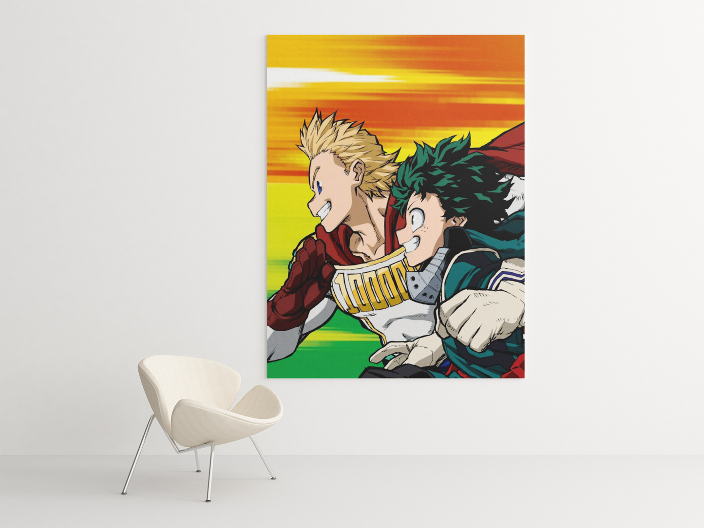 Cuadro Decorativo Anime – Personajes Midoriya y Mirio My Hero Academia