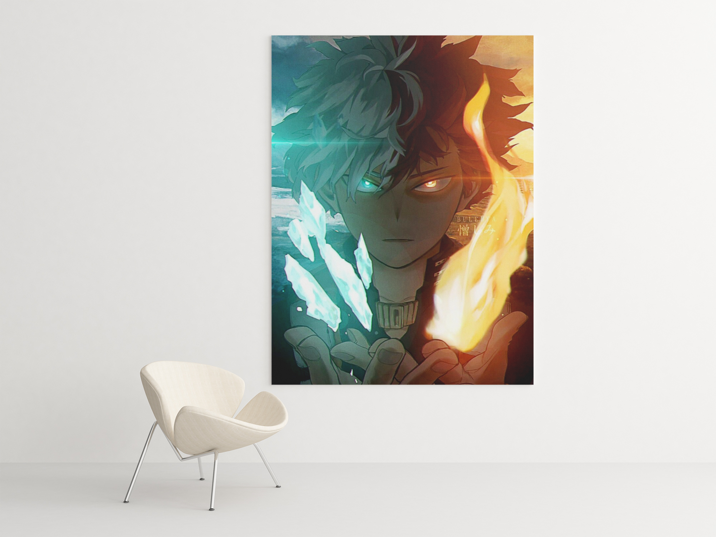 Cuadro Decorativo Anime – Personaje Todoroki de My Hero Academia