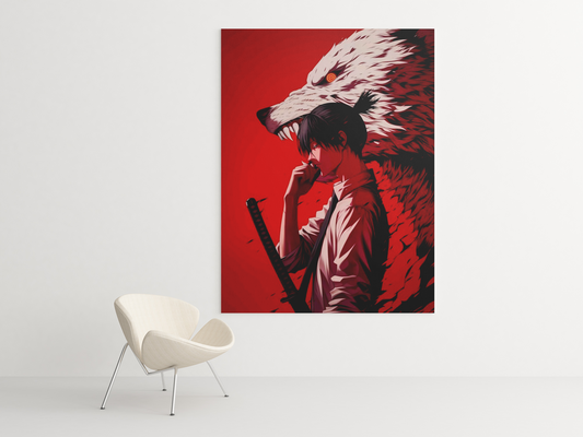 Cuadro Decorativo Anime – Personaje Aki de Chainsaw Man