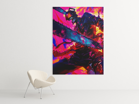 Cuadro Decorativo Anime – Personaje Denji de Chainsaw Man