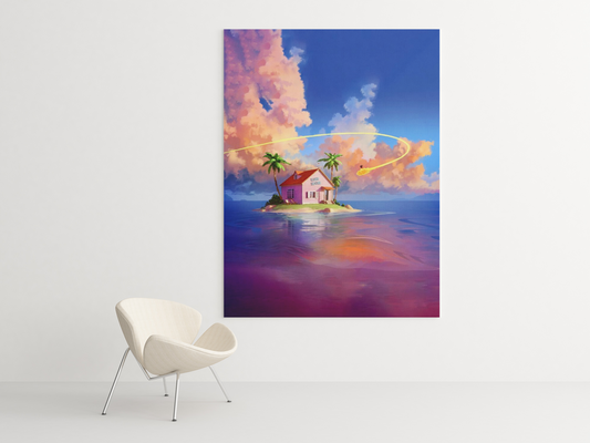 Cuadro Decorativo Anime – Kame House de Dragon Ball