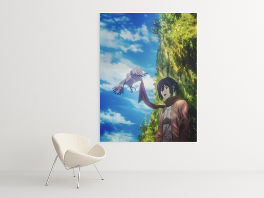 Cuadro Decorativo Anime – Personaje Mikasa de Attack On Titan