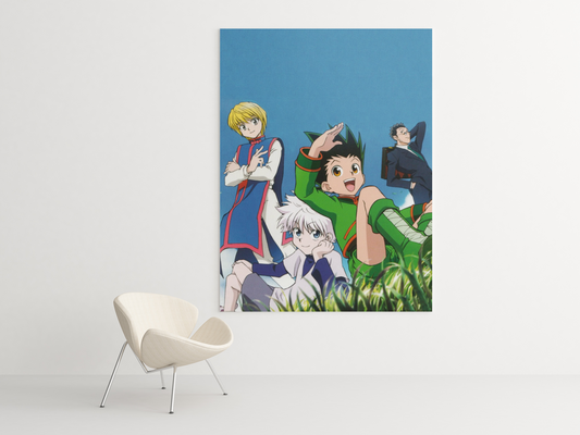 Cuadro Decorativo Anime – Personajes Gon, Killua, Kurapika y Leorio de Hunter x Hunter