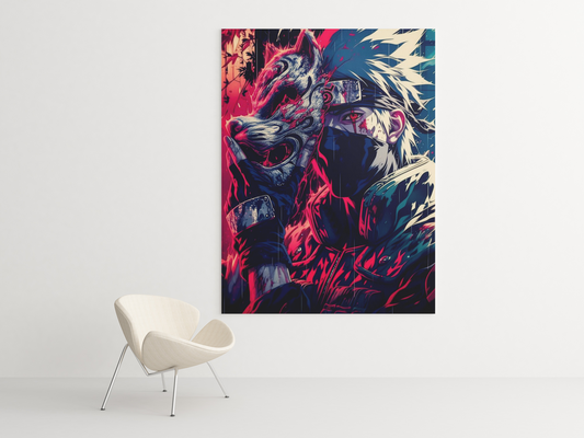 Cuadro Decorativo Anime – Personaje Kakashi de Naruto