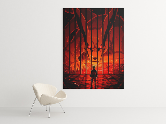 Cuadro Decorativo Anime – Personajes Naruto y Kurama de Naruto