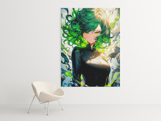 Cuadro Decorativo Anime – Personaje Tatsumaki de One Punch Man