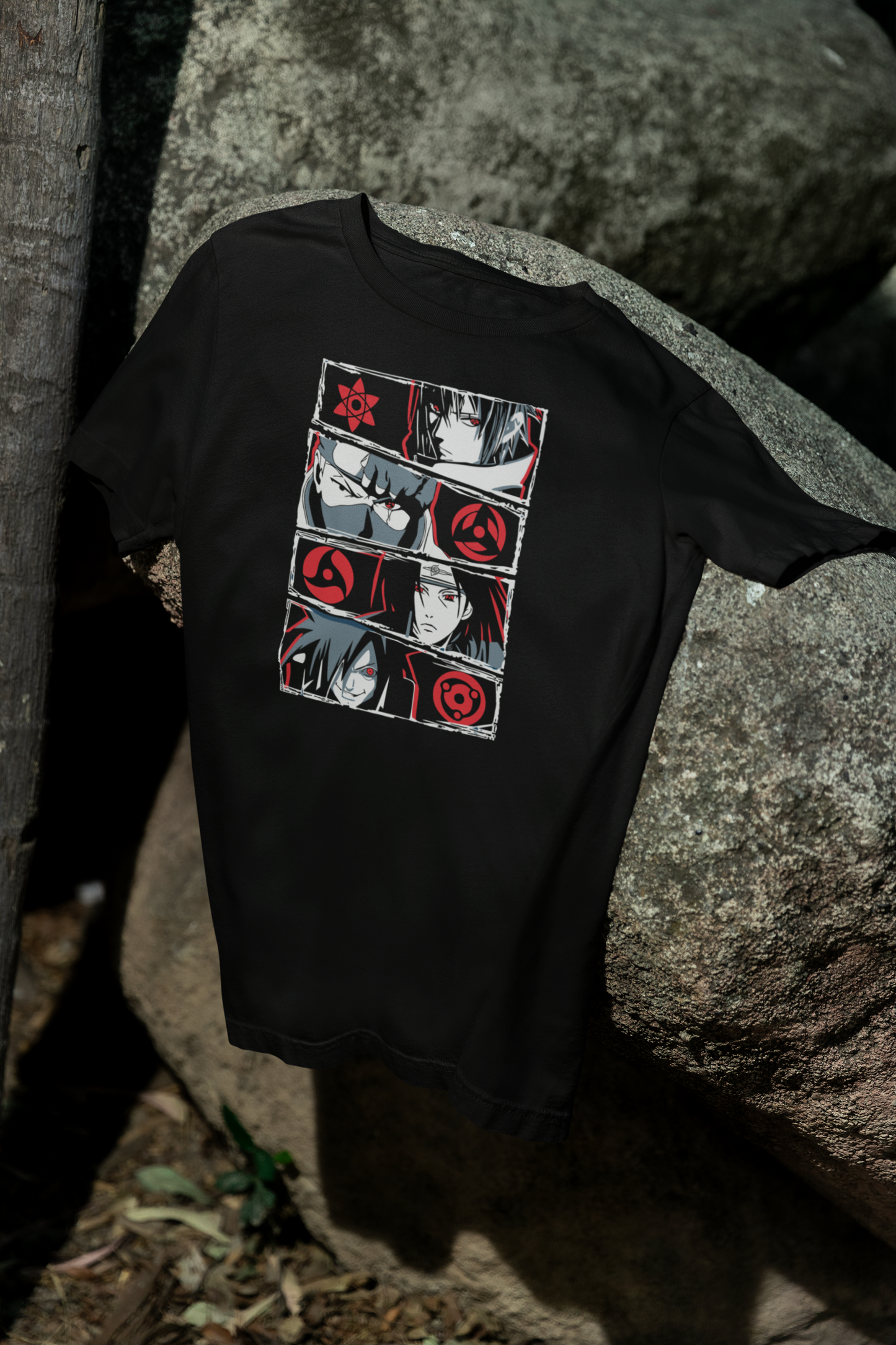 Camiseta Otaku (100% Algodón) Mangekyou Sharingan de Naruto