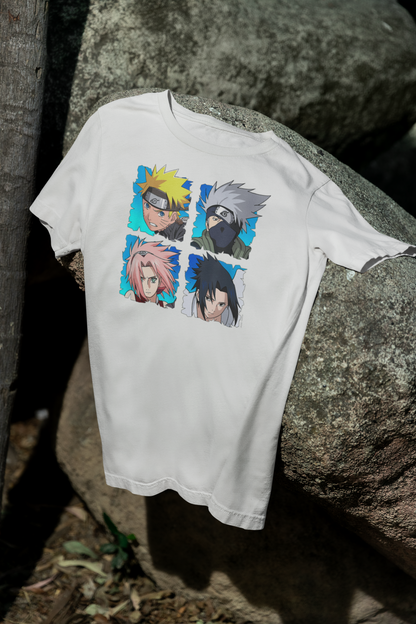 Camiseta Otaku (100% Algodón) Equipo 7 de Naruto