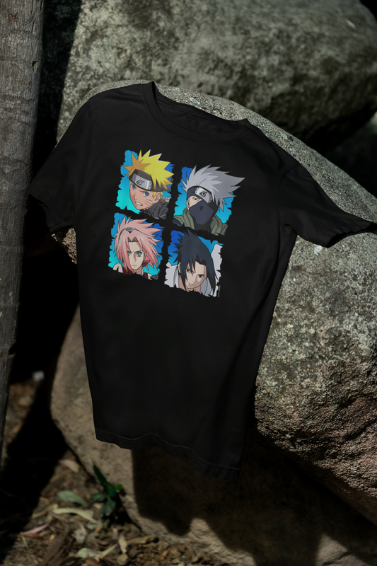 Camiseta Otaku (100% Algodón) Equipo 7 de Naruto
