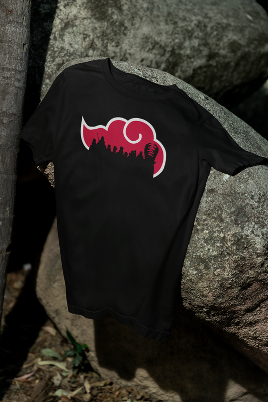 Camiseta Otaku (100% Algodón) Akatsuki de Naruto