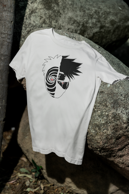 Camiseta Otaku (100% Algodón) Personaje Kakashi y Obito de Naruto