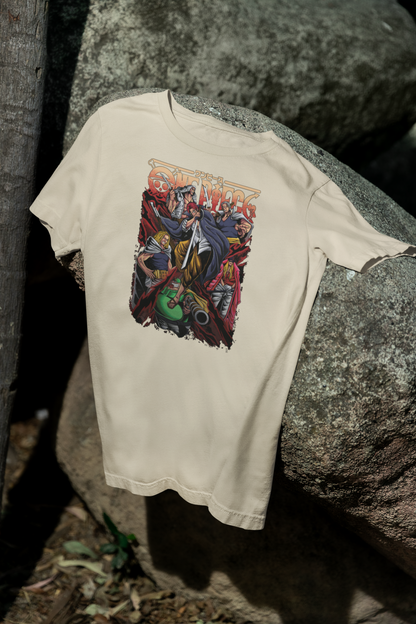 Camiseta Otaku (100% Algodón) Personaje Shanks de One Piece