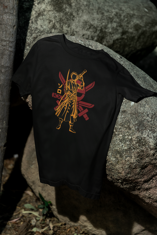 Camiseta Otaku (100% Algodón) Personaje Zoro de One Piece