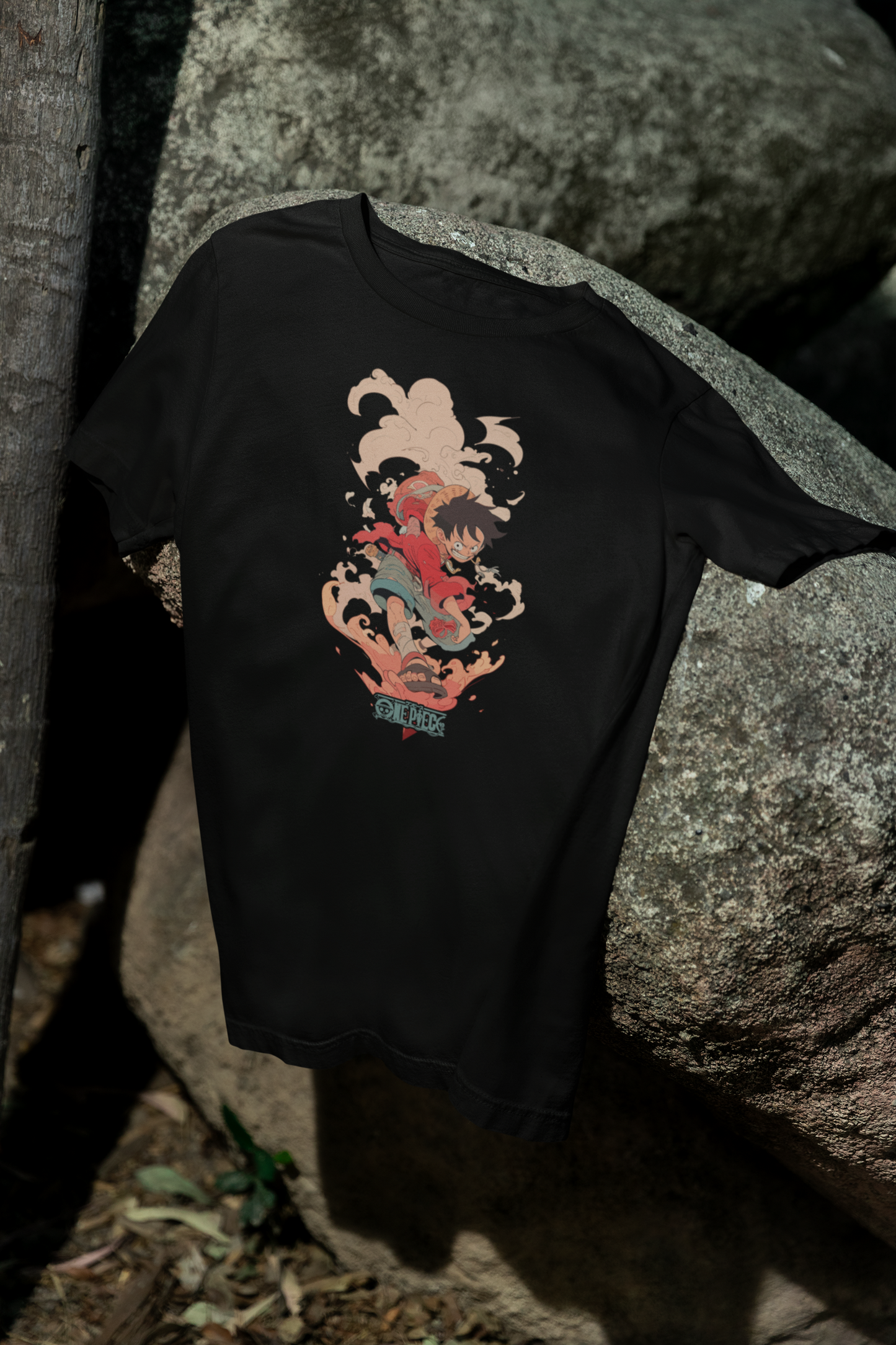 Camiseta Otaku (100% Algodón) Personaje Luffy de One Piece