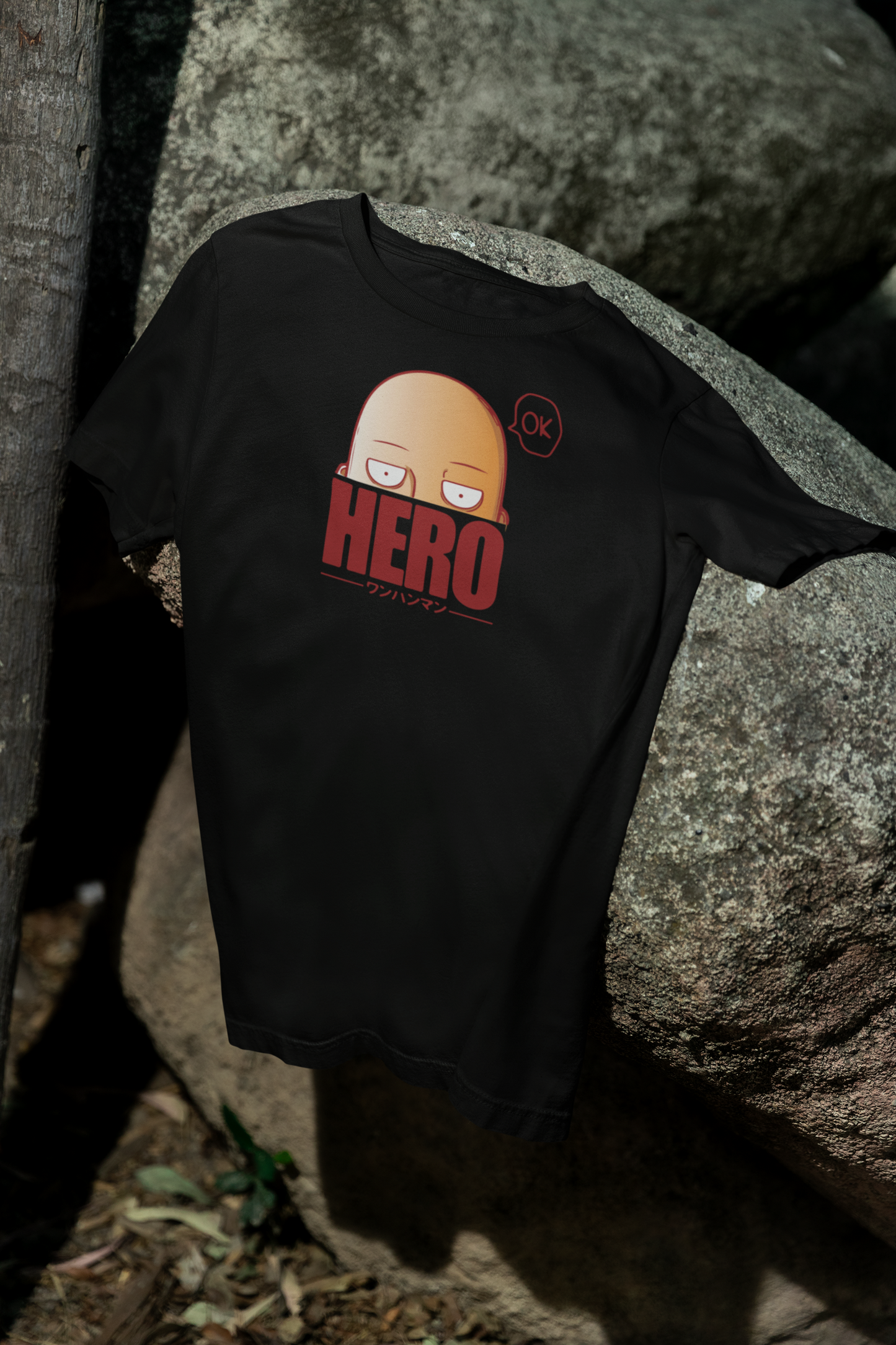 Camiseta Otaku (100% Algodón) Personaje Saitama de One Punch Man