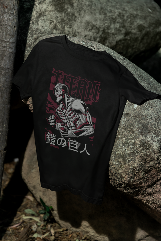 Camiseta Otaku (100% Algodón) Personaje Titan de Attack on Titan