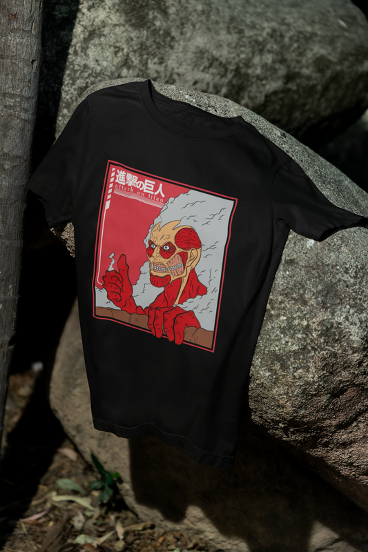 Camiseta Otaku (100% Algodón) Personaje Titan de Attack On Titan