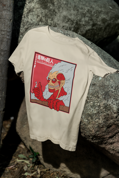Camiseta Otaku (100% Algodón) Personaje Titan de Attack On Titan