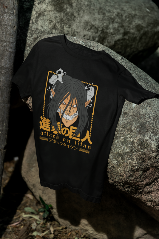 Camiseta Otaku (100% Algodón) Personaje Titan de Attack On Titan