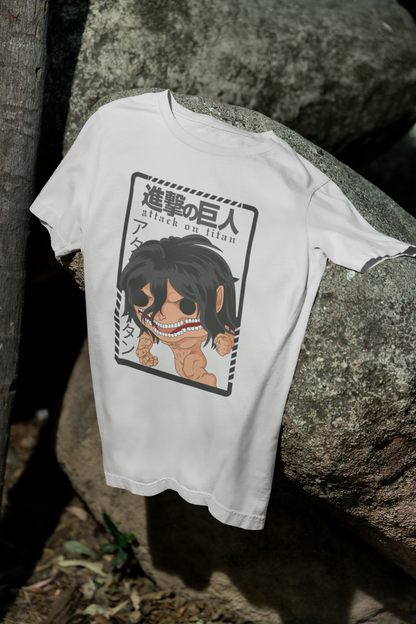 Camiseta Otaku (100% Algodón) Personaje Titan de Attack On Titan