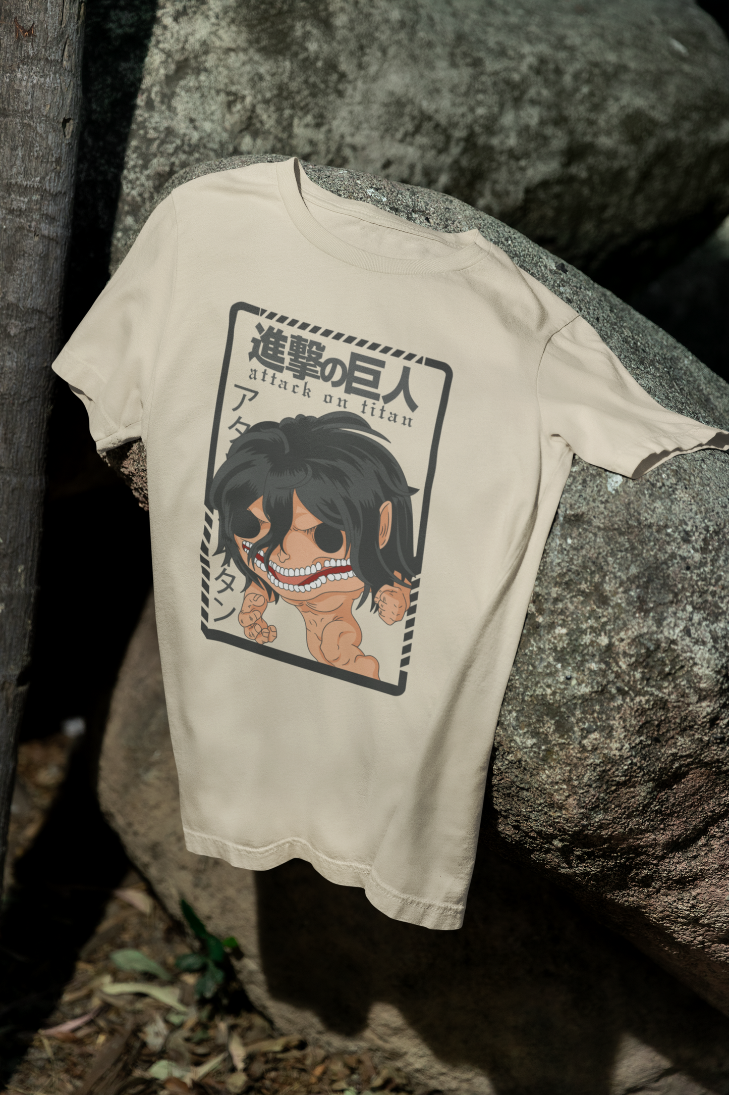 Camiseta Otaku (100% Algodón) Personaje Titan de Attack On Titan