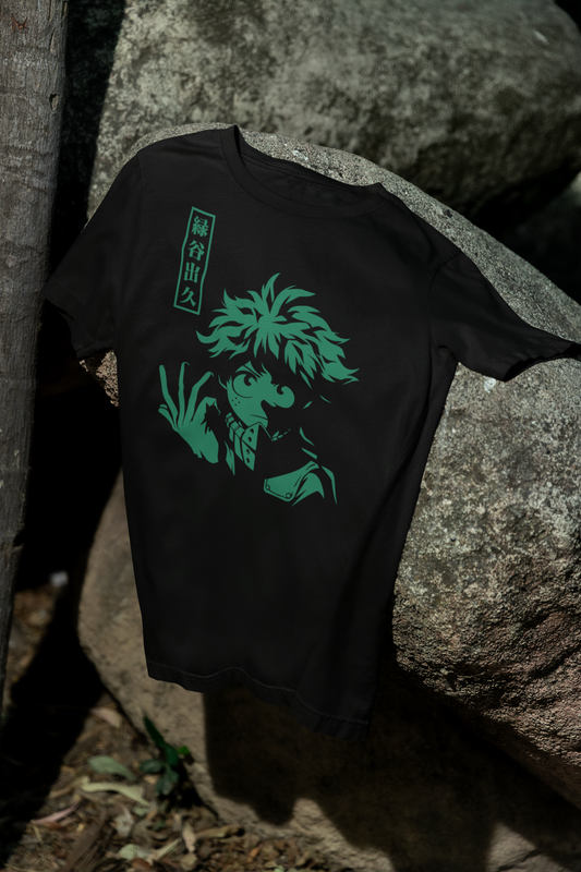 Camiseta Otaku (100% Algodón) Personaje Midoriya de My Hero Academy