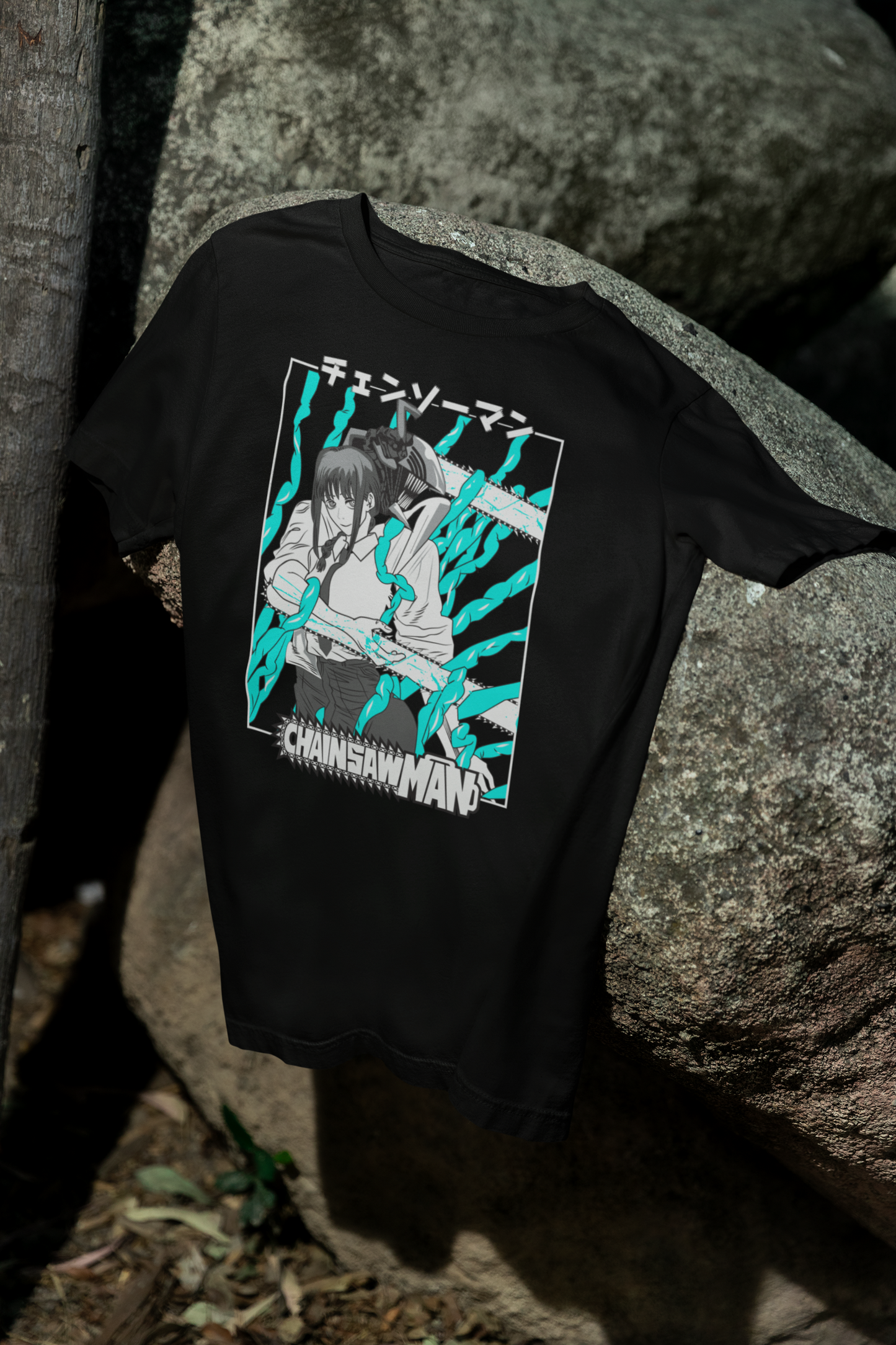 Camiseta Otaku (100% Algodón) Personaje Makima de Chainsaw Man