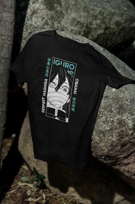 Camiseta Otaku (100% Algodón) Personaje Obanai de Demon Slayer