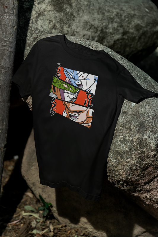 Camiseta Otaku (100% Algodón) Villanos de Dragon Ball