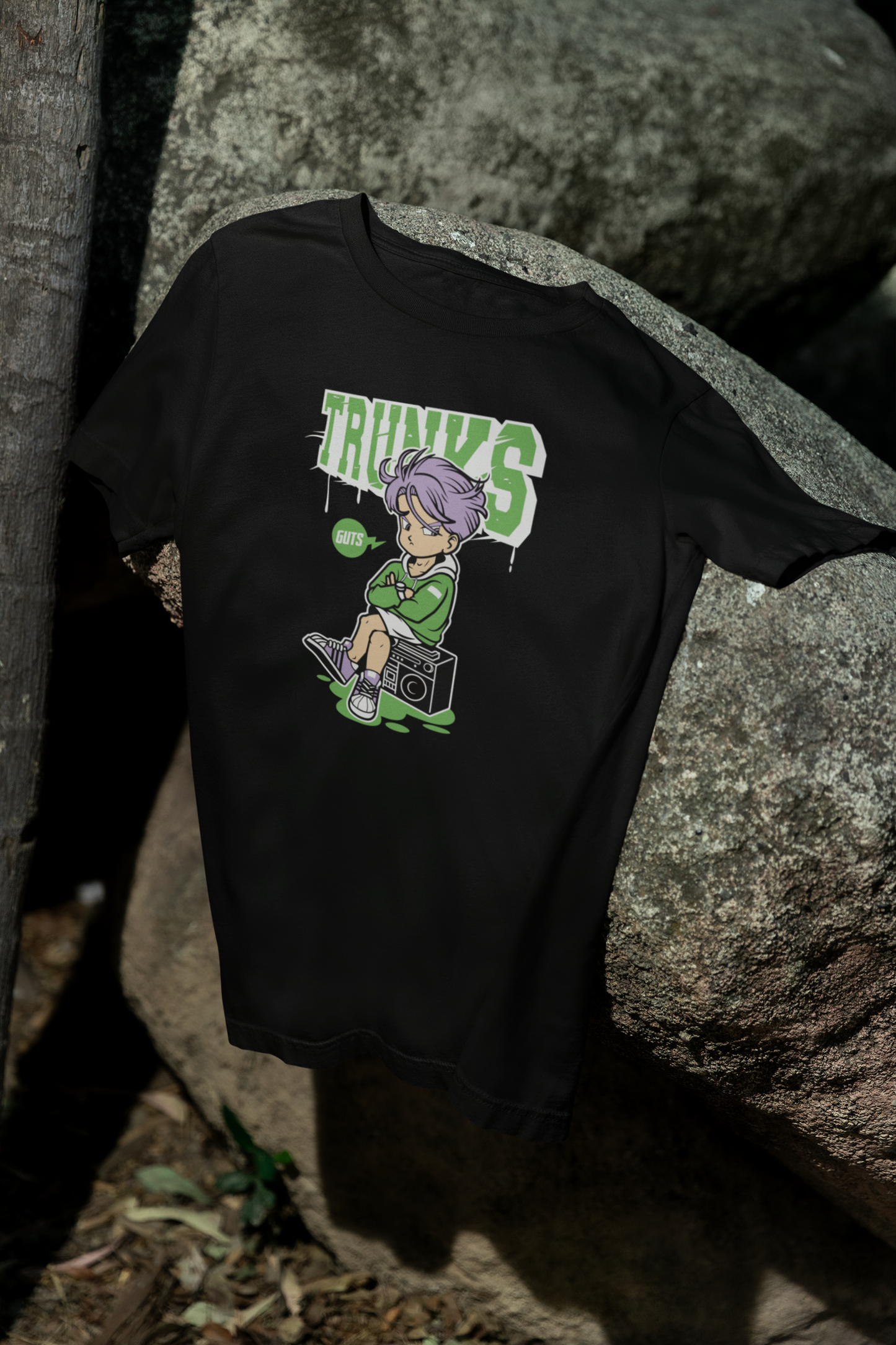Camiseta Otaku (100% Algodón) Personaje Trunks de Dragon Ball