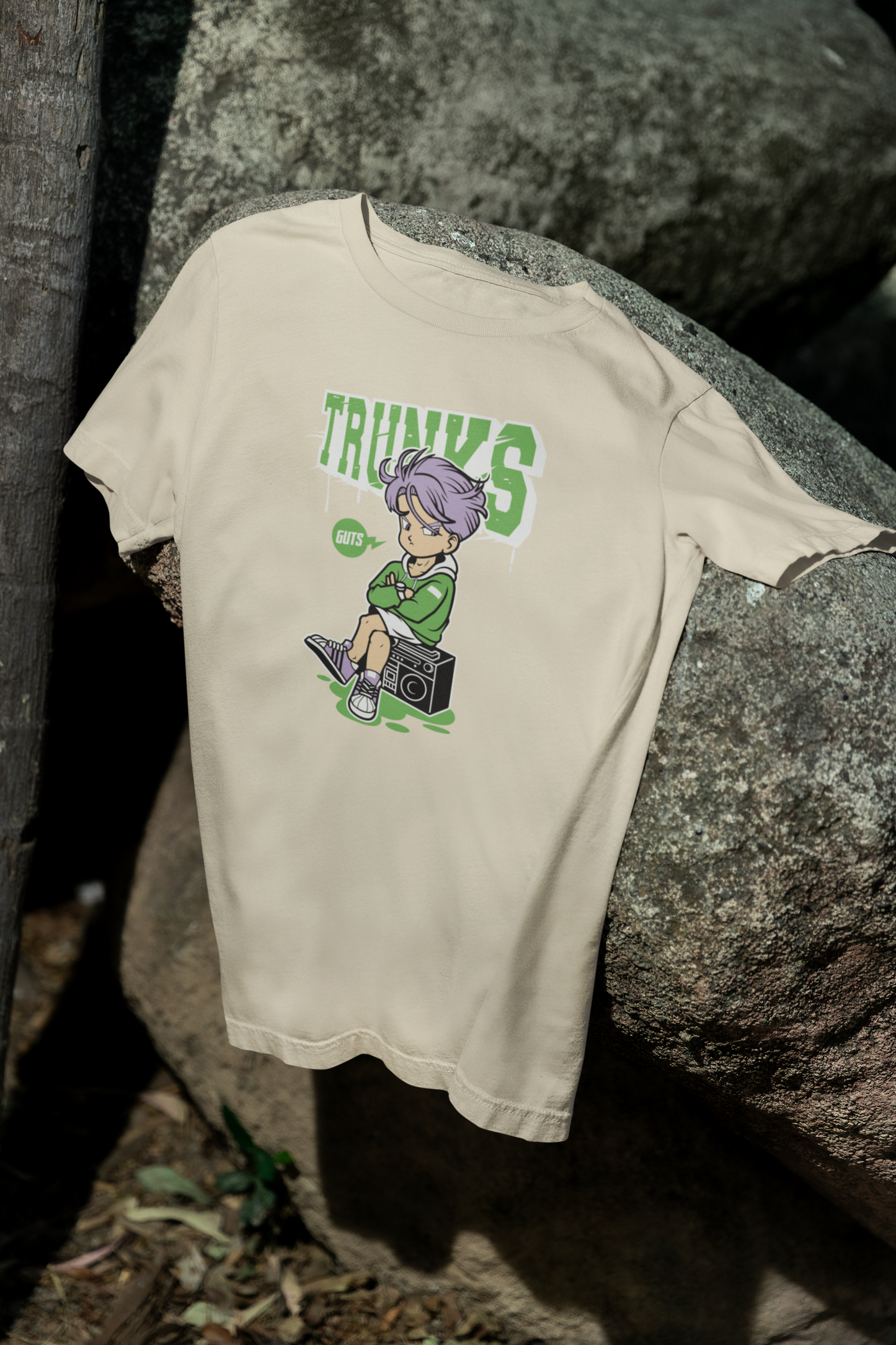 Camiseta Otaku (100% Algodón) Personaje Trunks de Dragon Ball
