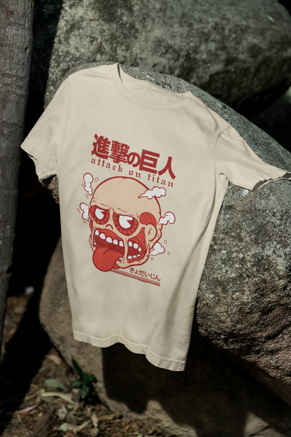 Camiseta Otaku (100% Algodón) Personaje Titan de Attack On Titan