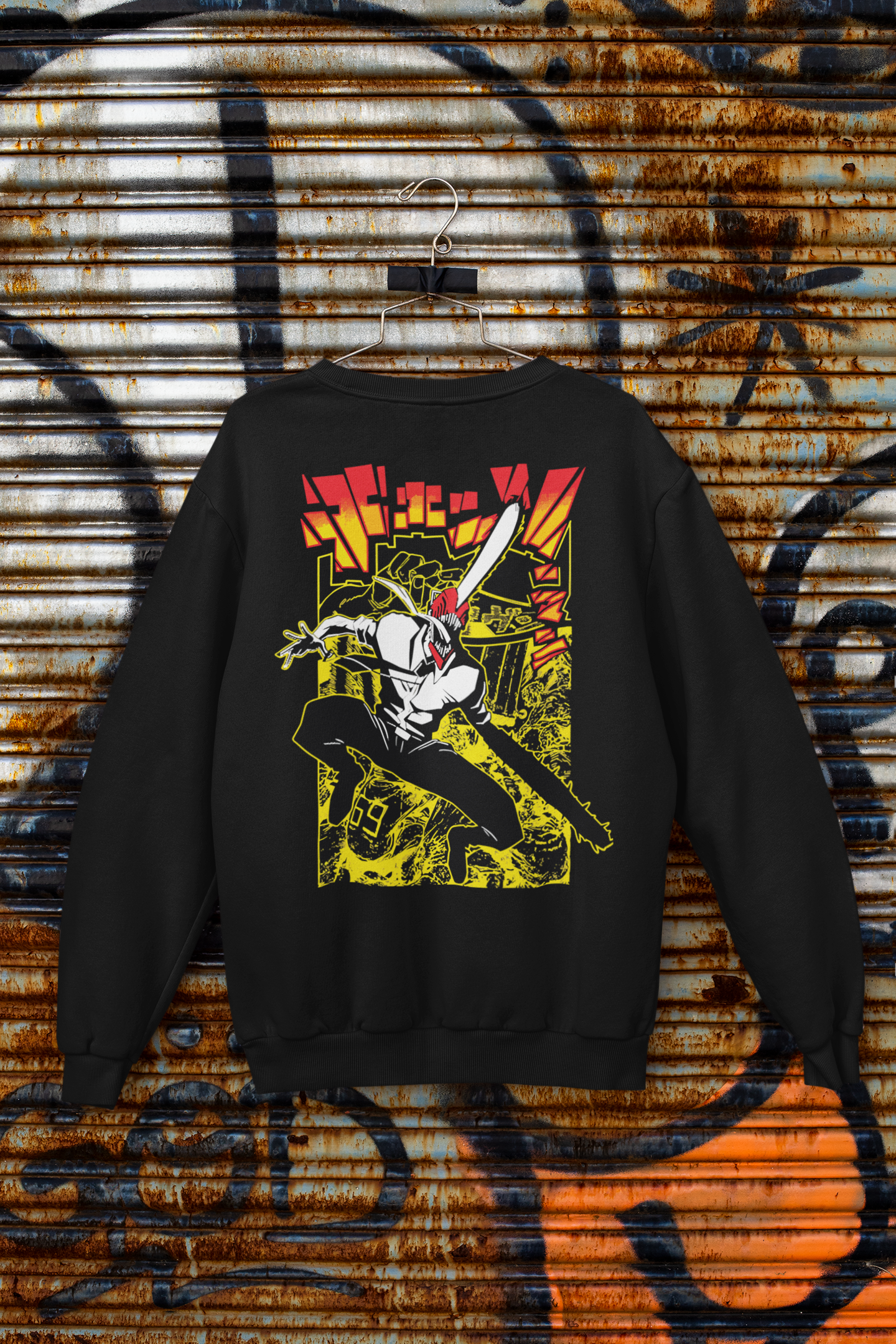 Buzo Otaku (Algodón y Poliéster) Personaje Denji de Chainsaw Man