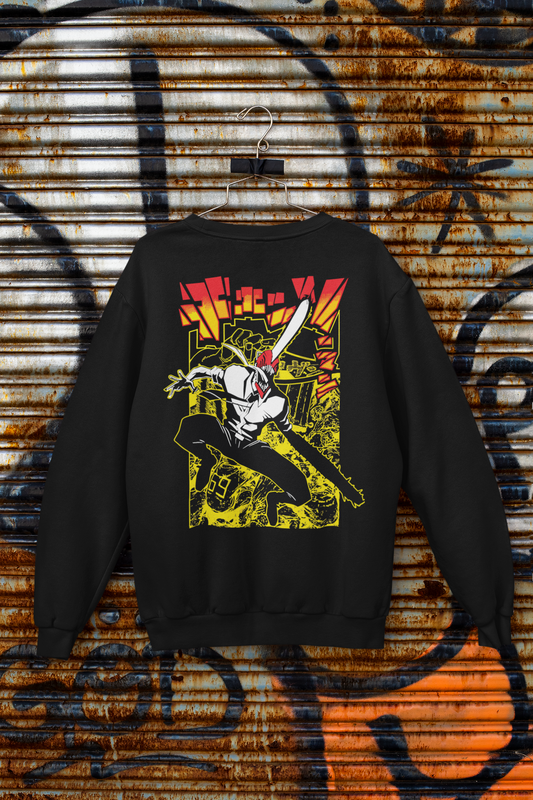 Buzo Otaku (Algodón y Poliéster) Personaje Denji de Chainsaw Man